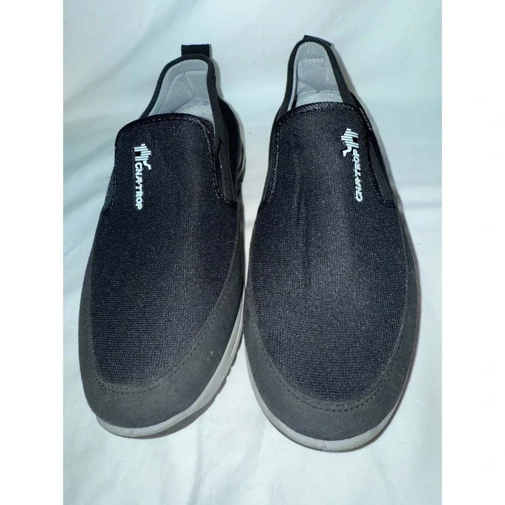 CNA‎ Trop Orthopedic Men's Sneakers 47 Eu Black Low Top Slip On Hiking Shoes